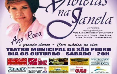Teatro Átila Costa apresenta “Violetas na janela” neste sábado