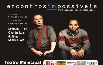 Renato Prieto em “encontros im possíveis” no Teatro Municipal de São Pedro da Aldeia