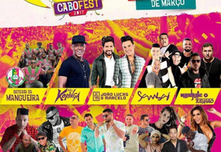 Saiu a programacão de Carnaval de Arraial Do Cabo
