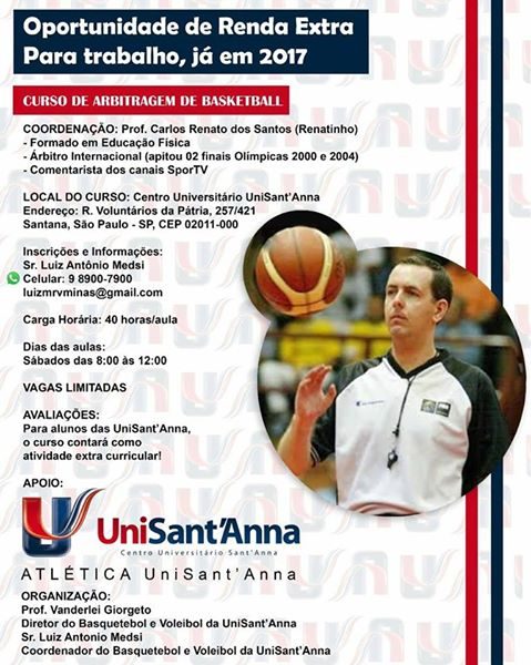 Curso de Arbitragem de Basketball