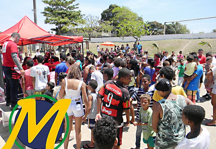 Dia de Alegria e Diversão com a Cruz Vermelha Brasileira em São Pedro da Aldeia.