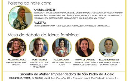 Encontro reúne Mulheres Empreendedoras em São Pedro